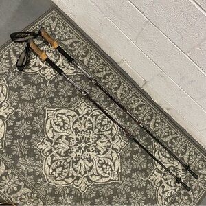 Black Diamond Hiking Trekking poles FlickLock mechanism Alpine Carbon Cork